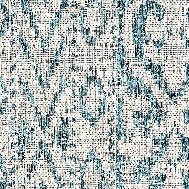 Cosevain Blue/Gray 5' x 8' Indoor/Outdoor Rug - Thumbnail - Image 8