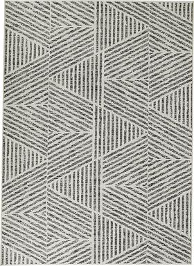Cosgrove Gray 5'3 x 7' Indoor/Outdoor Rug