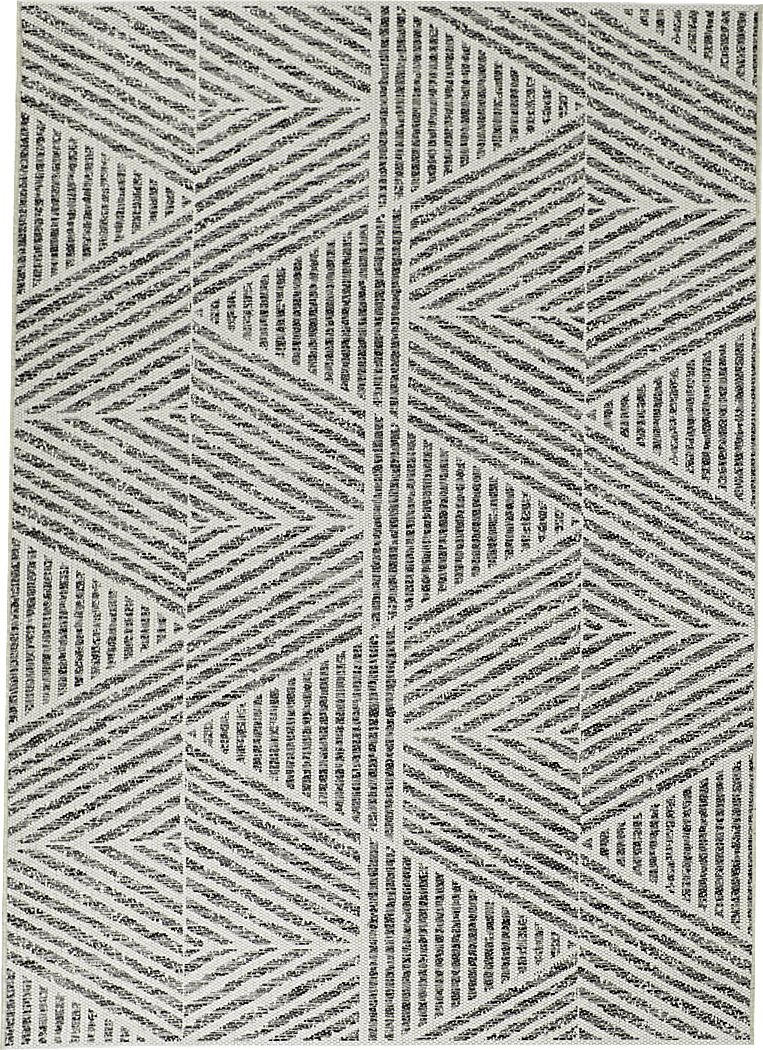 Cosgrove Gray 7'10 x 10' Indoor/Outdoor Rug
