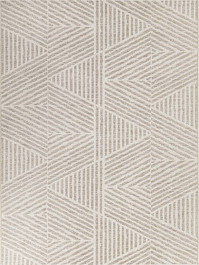 Cosgrove Light Taupe 5'3 x 7' Indoor/Outdoor Rug - Thumbnail - Image 1