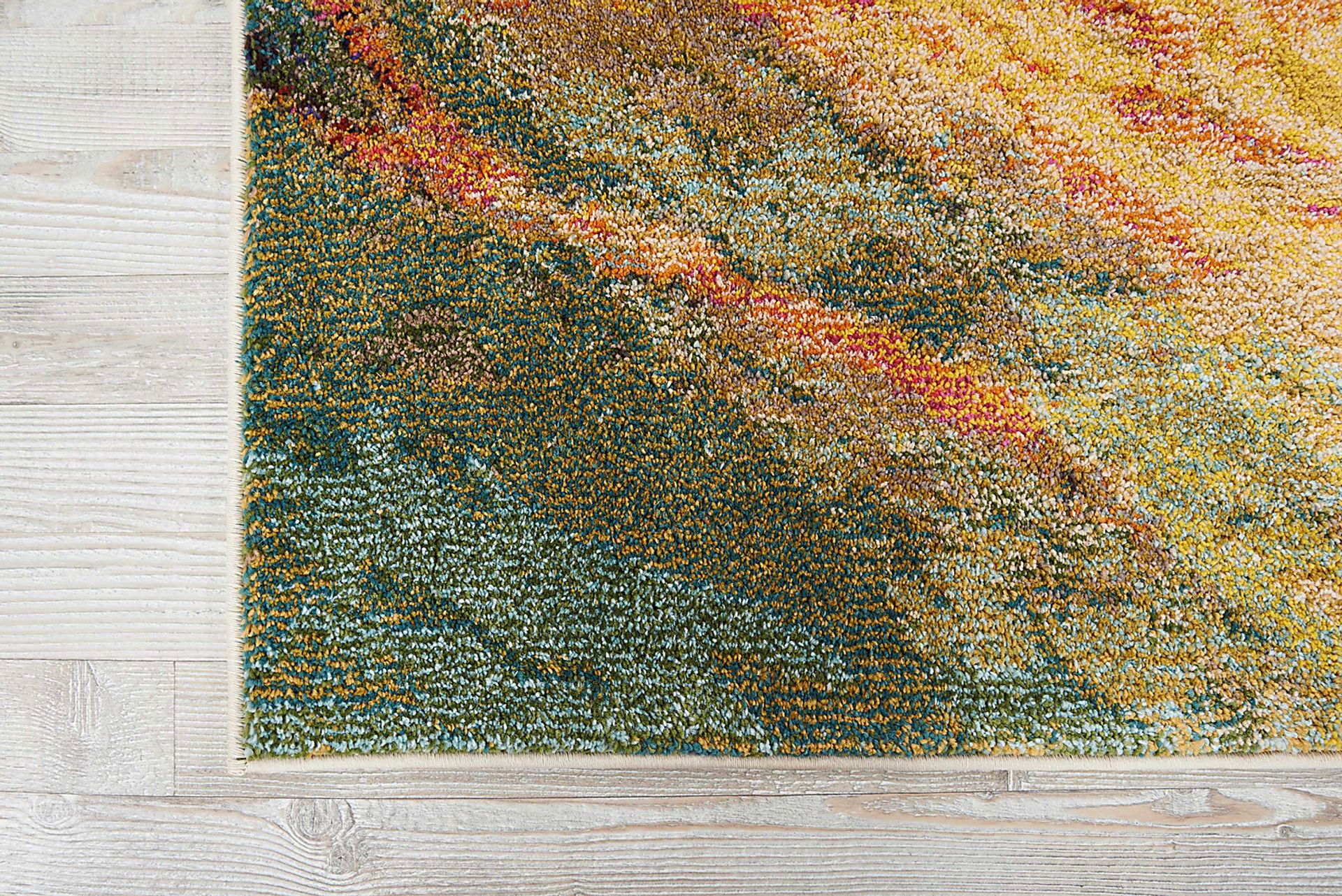 Cosmic Vortex Blue 5'3 x 7'3 Rug - Image 2