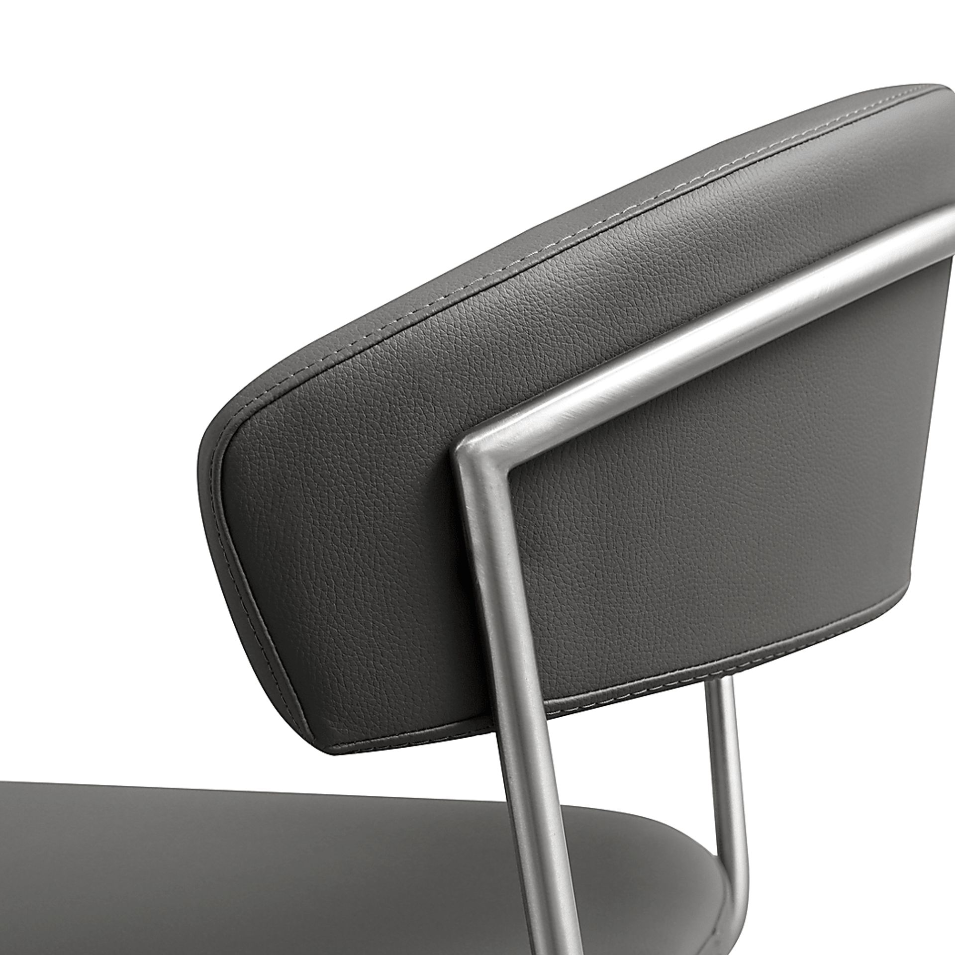 Cosmo Gray Adjustable Swivel Barstool - Image 2