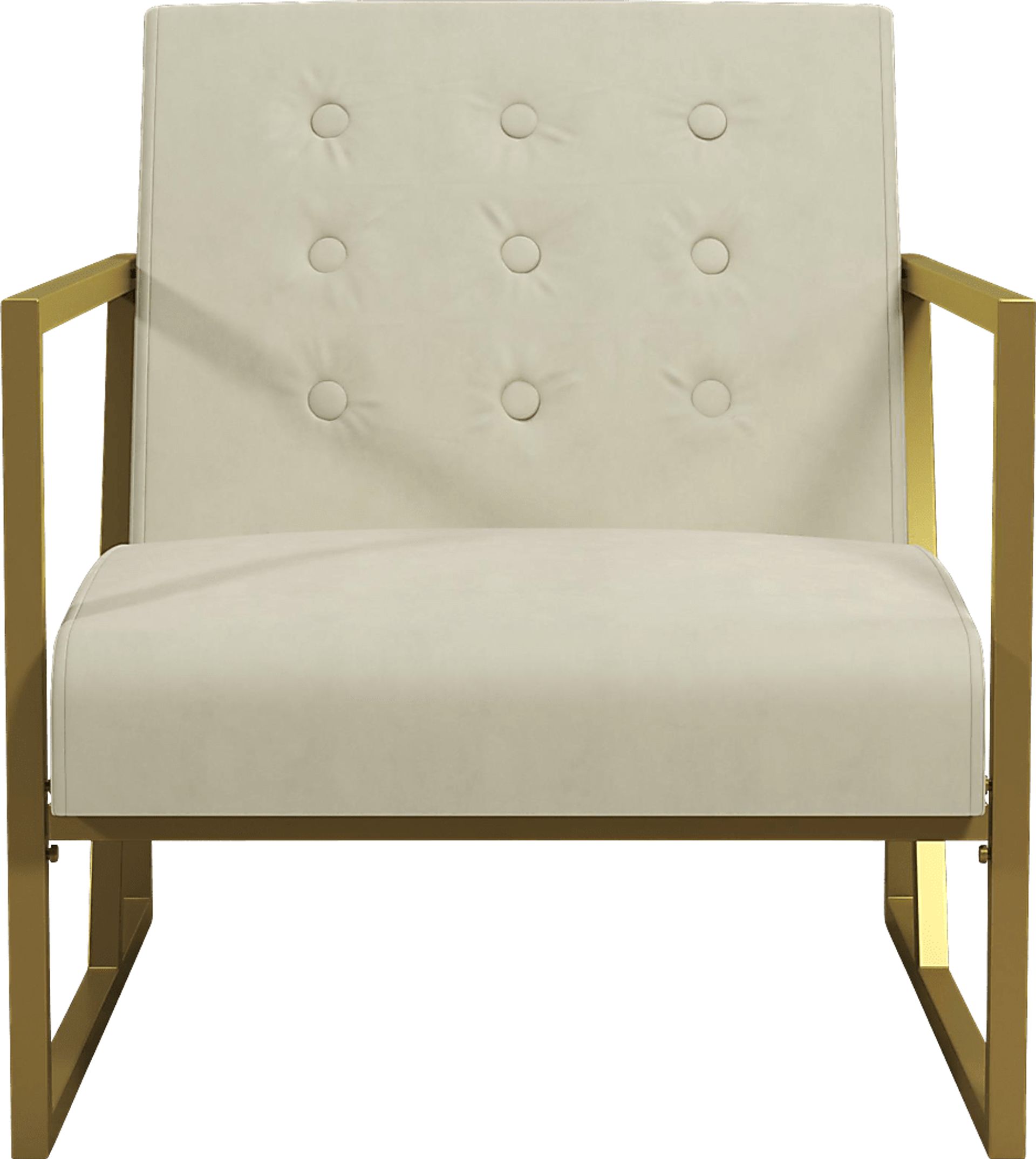 CosmoLiving Lexington Park Modern Chair Beige - Image 3