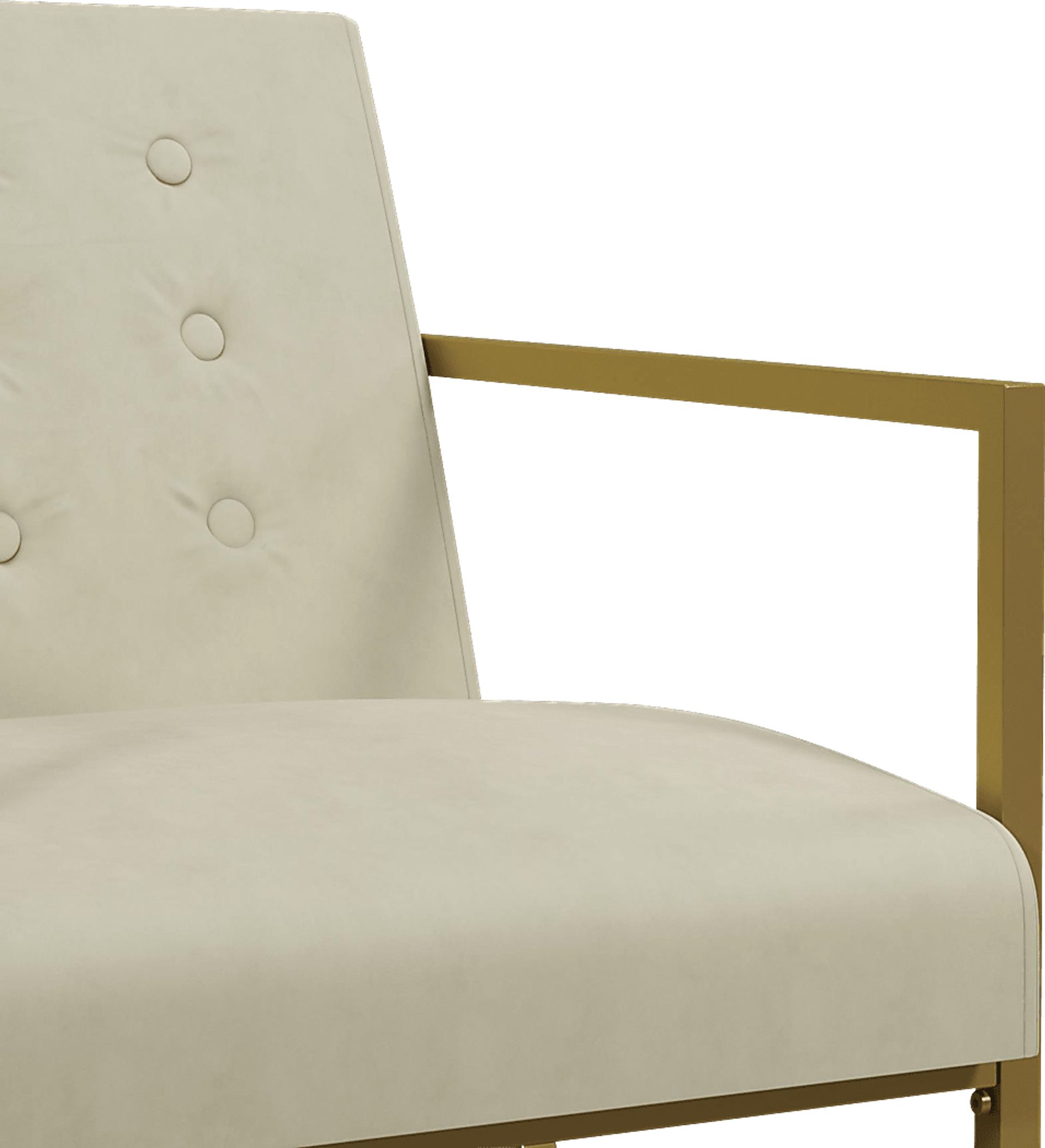 CosmoLiving Lexington Park Modern Chair Beige - Image 4
