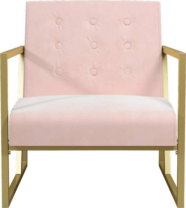 CosmoLiving Lexington Park Modern Chair Pink - Thumbnail - Image 3