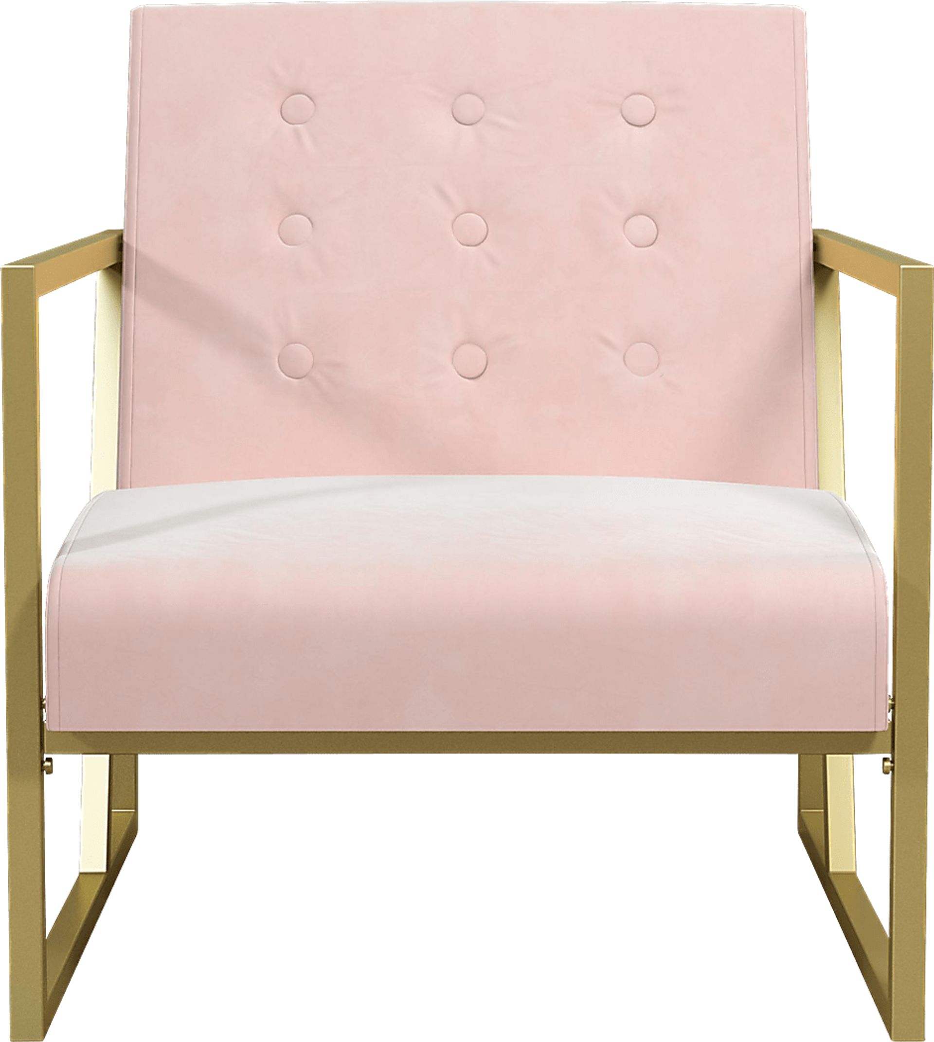 CosmoLiving Lexington Park Modern Chair Pink - Image 3