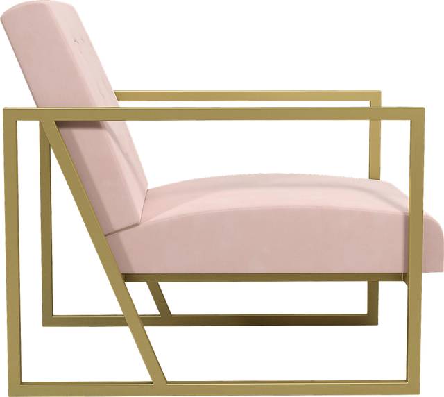 CosmoLiving Lexington Park Modern Chair Pink - Thumbnail - Image 4