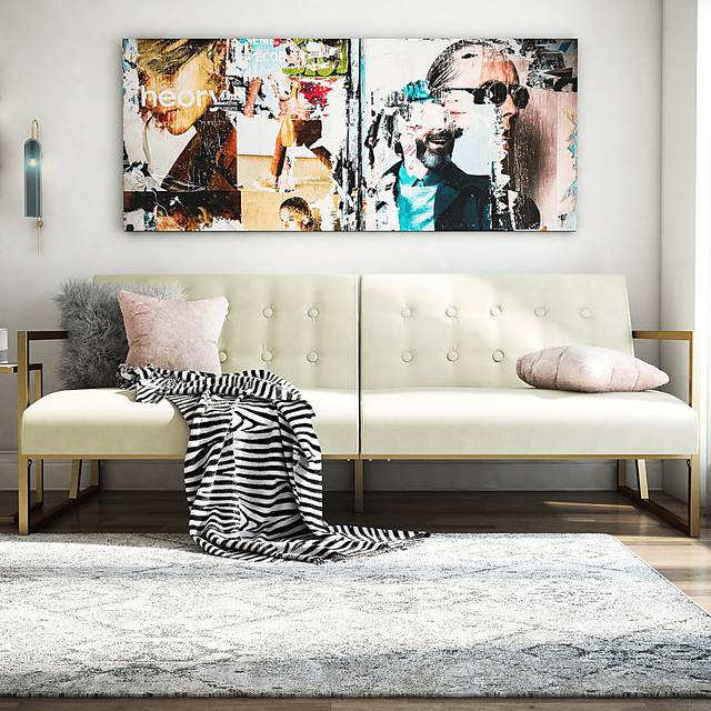 CosmoLiving Lexington Park Modern Beige Daybed - Thumbnail - Image 2