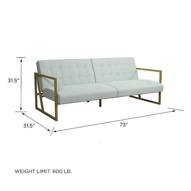 CosmoLiving Lexington Park Modern Teal Daybed - Thumbnail - Image 5