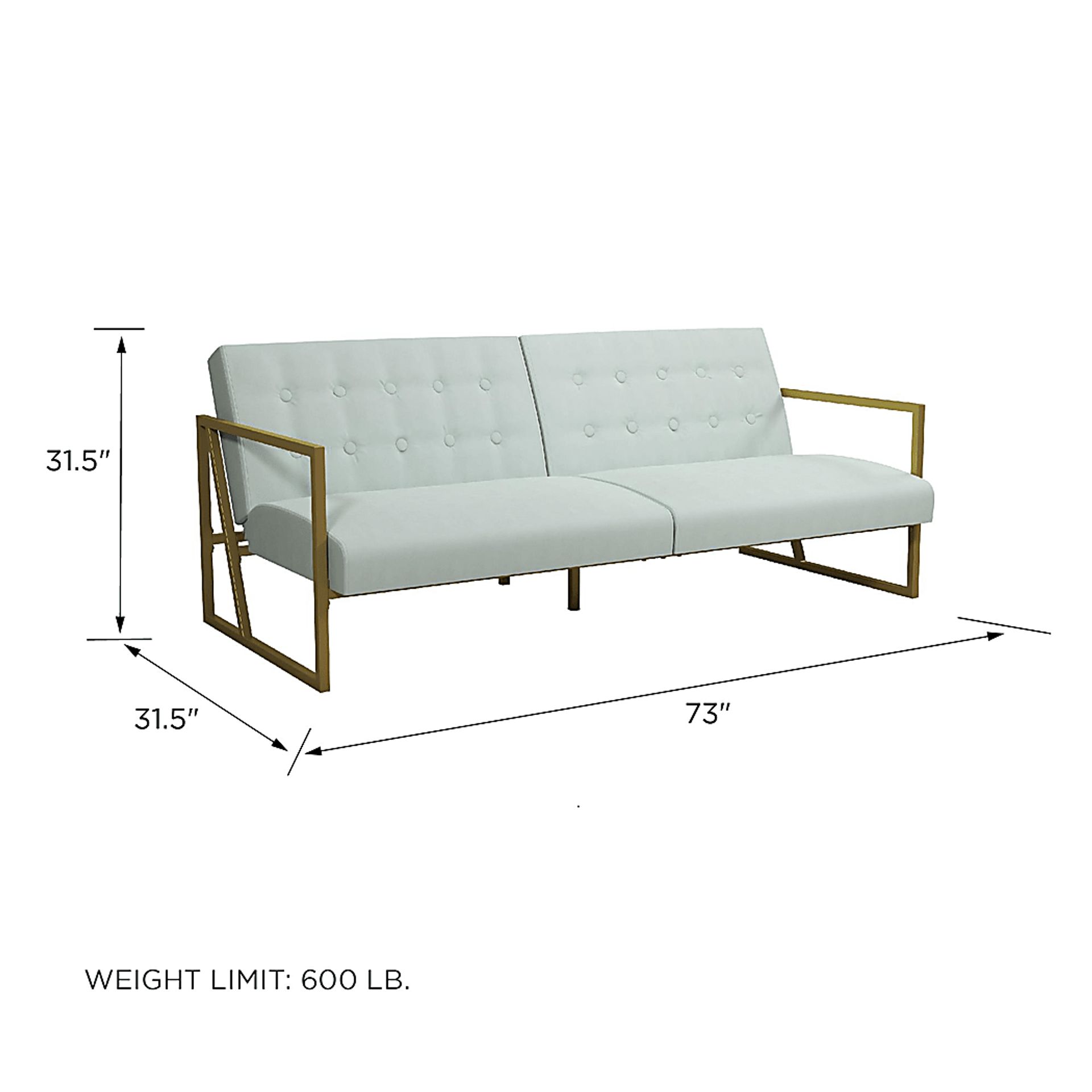 CosmoLiving Lexington Park Modern Teal Daybed - Image 5