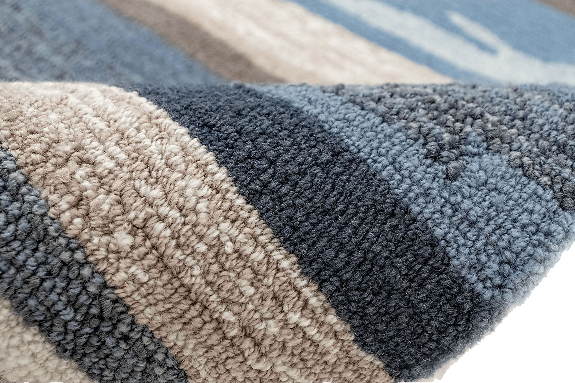 Cossuf Blue 5' x 7'6 Indoor/Outdoor Rug - Image 6