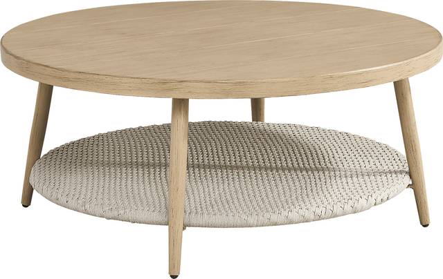 Costa Mesa Natural Outdoor Cocktail Table - Thumbnail - Image 1
