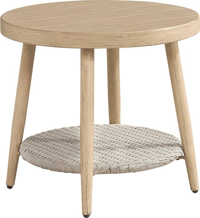 Costa Mesa Natural Outdoor End Table - Thumbnail - Image 1