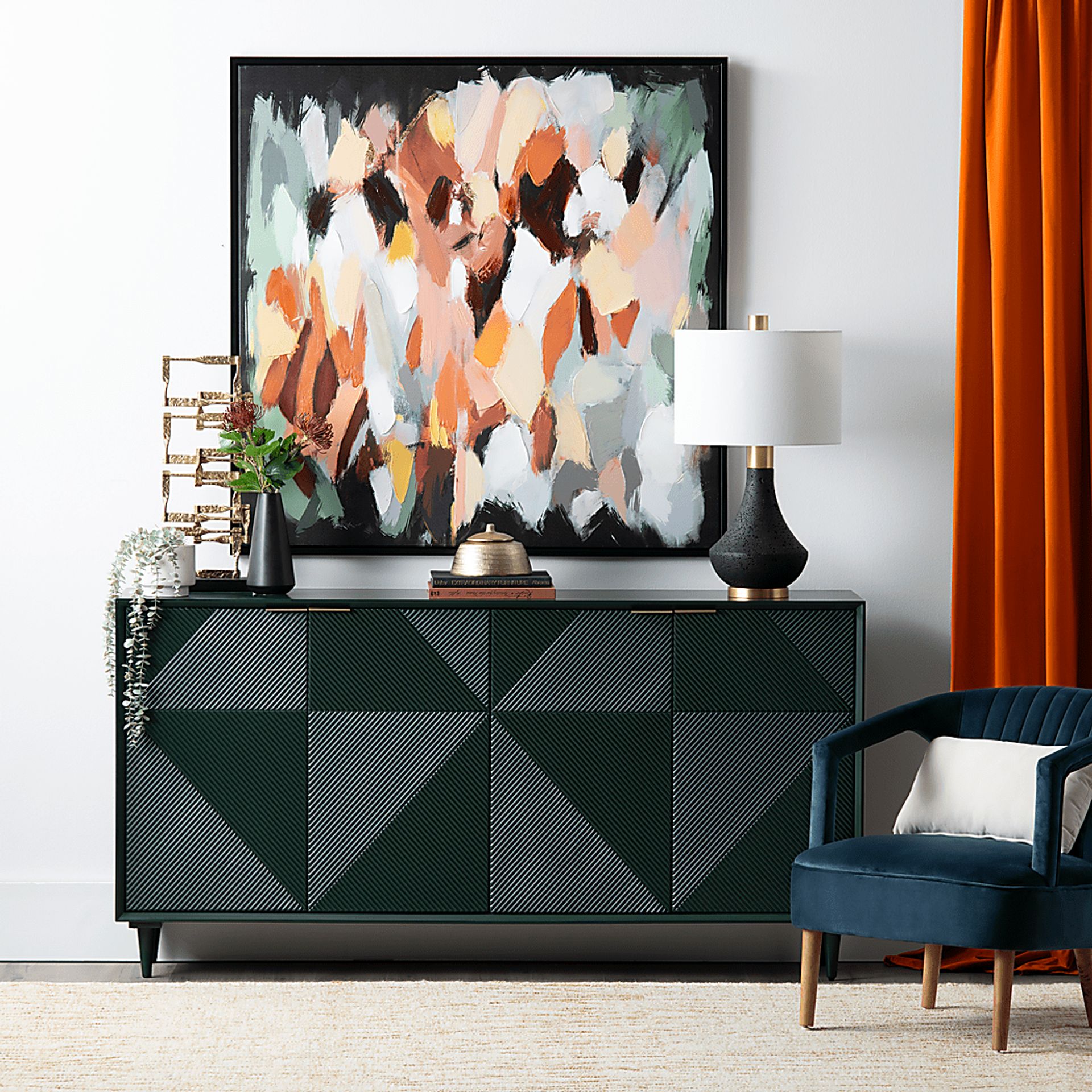Costelloy Green Sideboard - Image 2