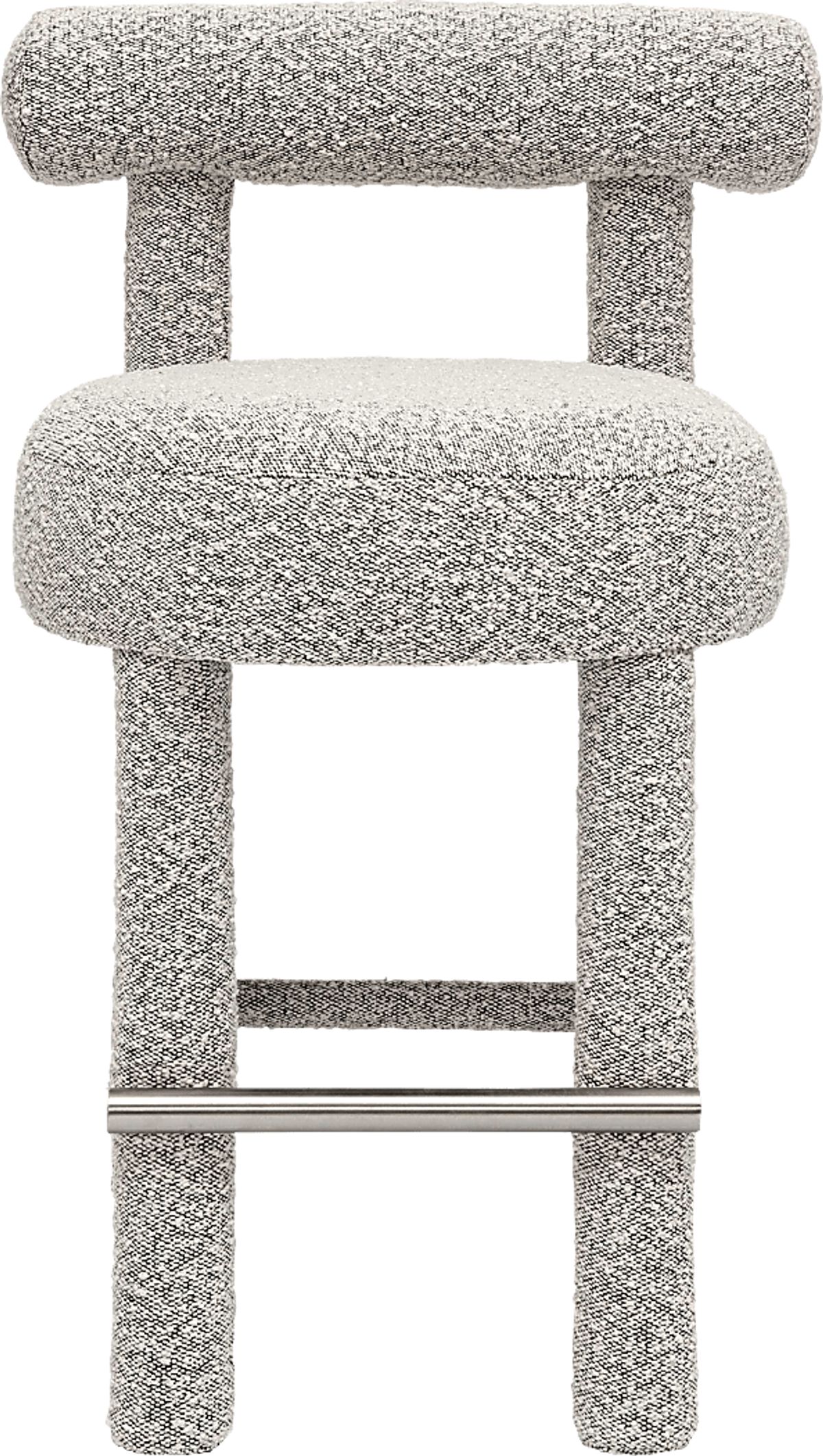 Costigan Black,White Polyester Fabric Counter Stool | Rooms to Go