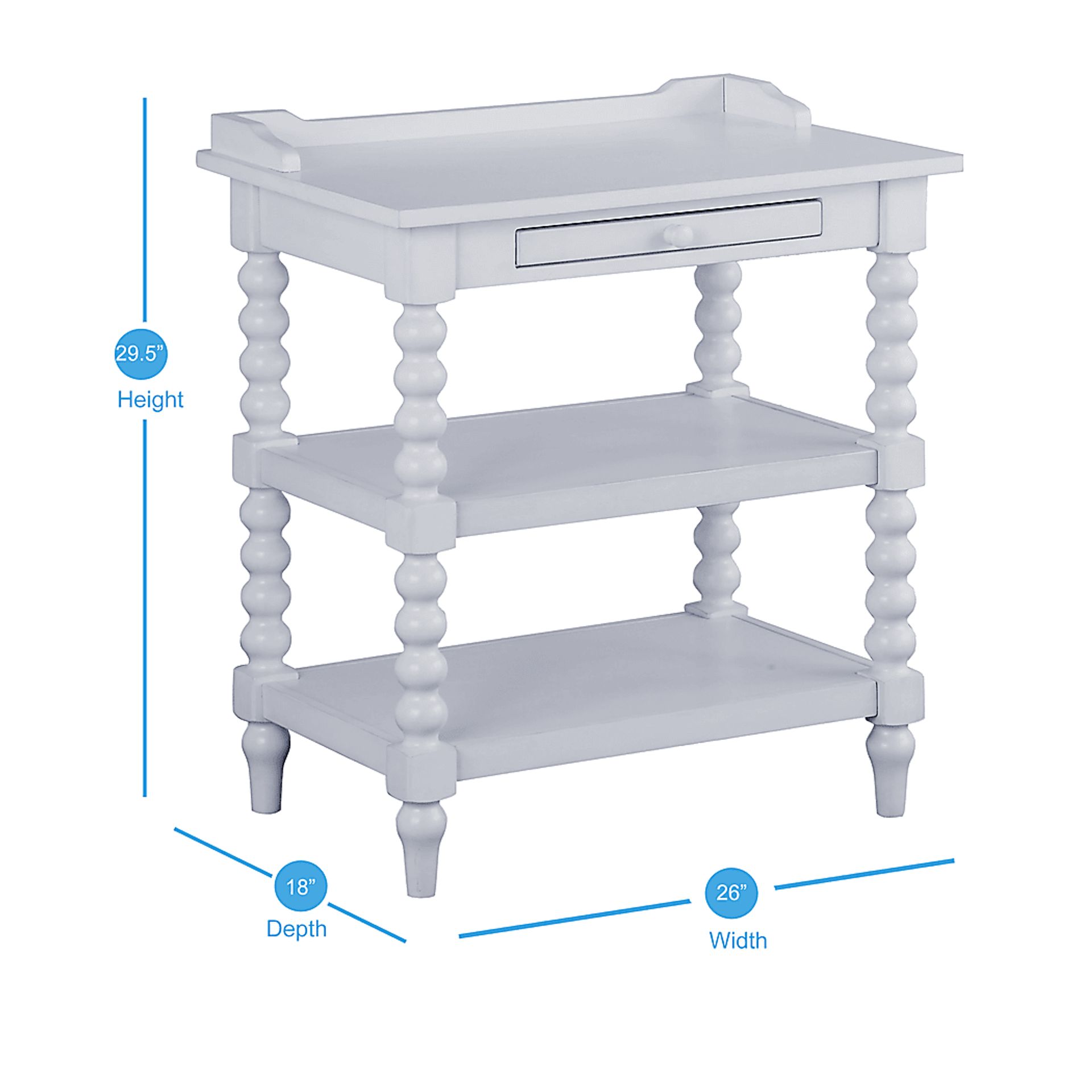 Costine Gray End Table - Image 7