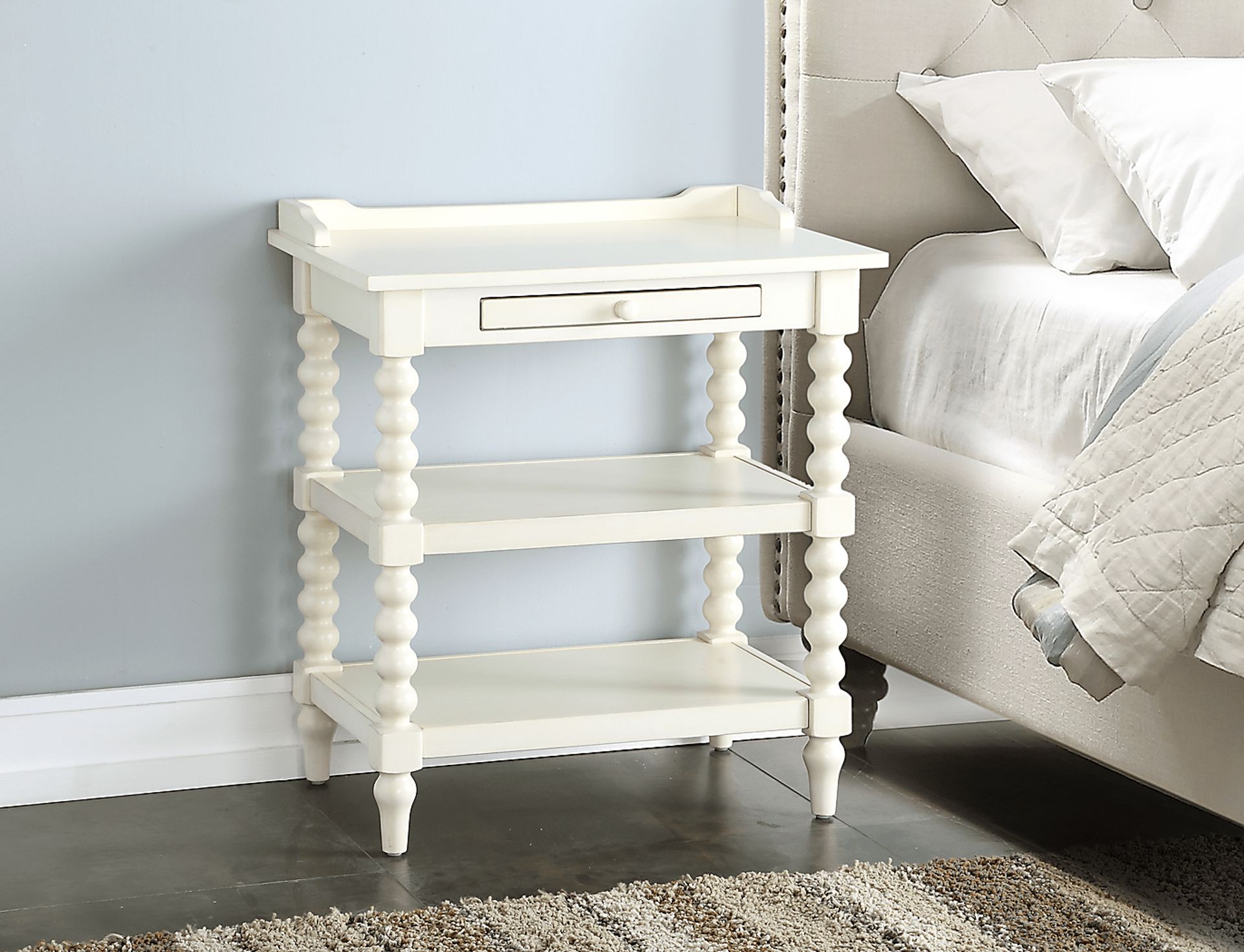 Costine White End Table - Image 8
