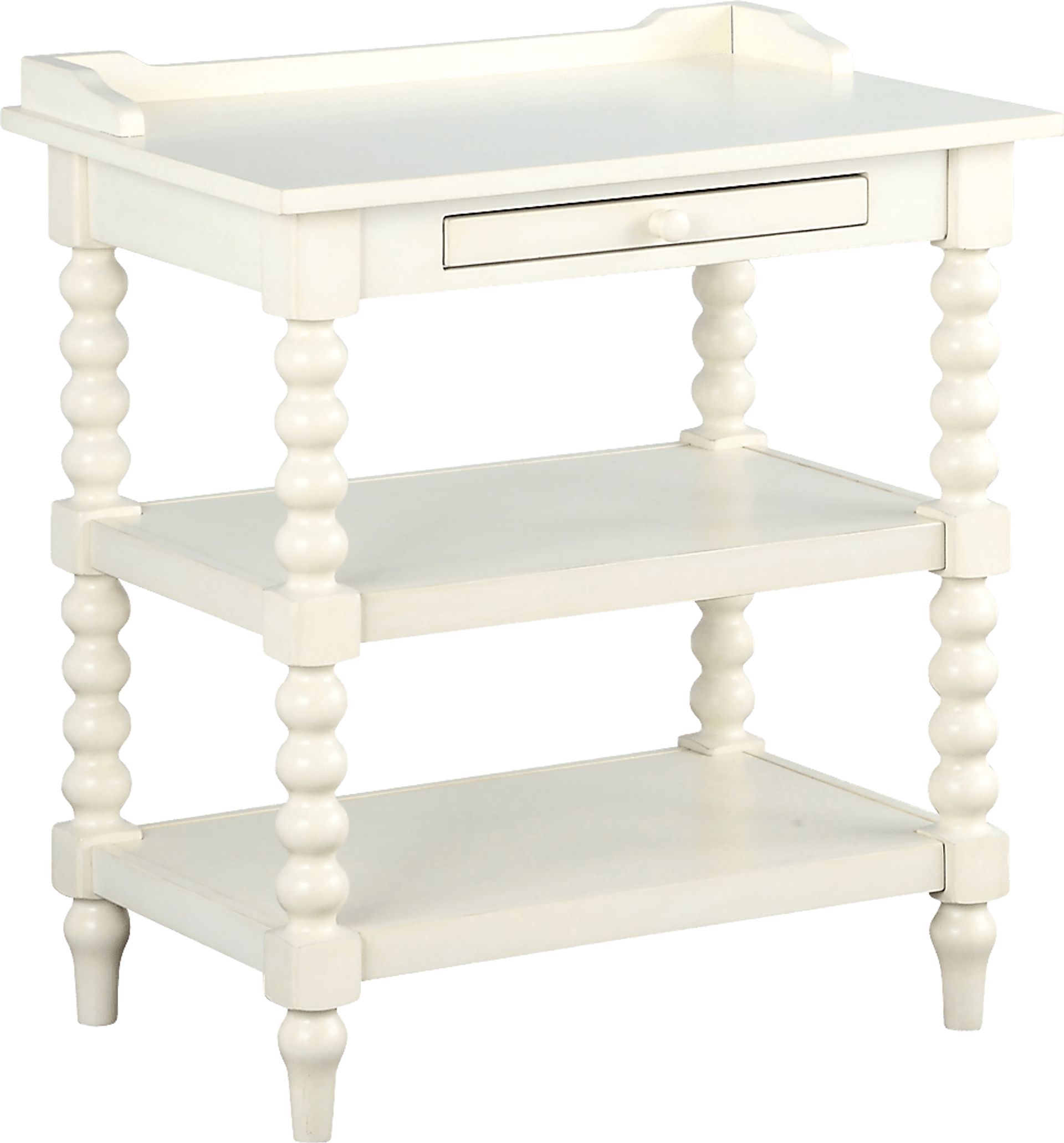 Costine White End Table - Image 1