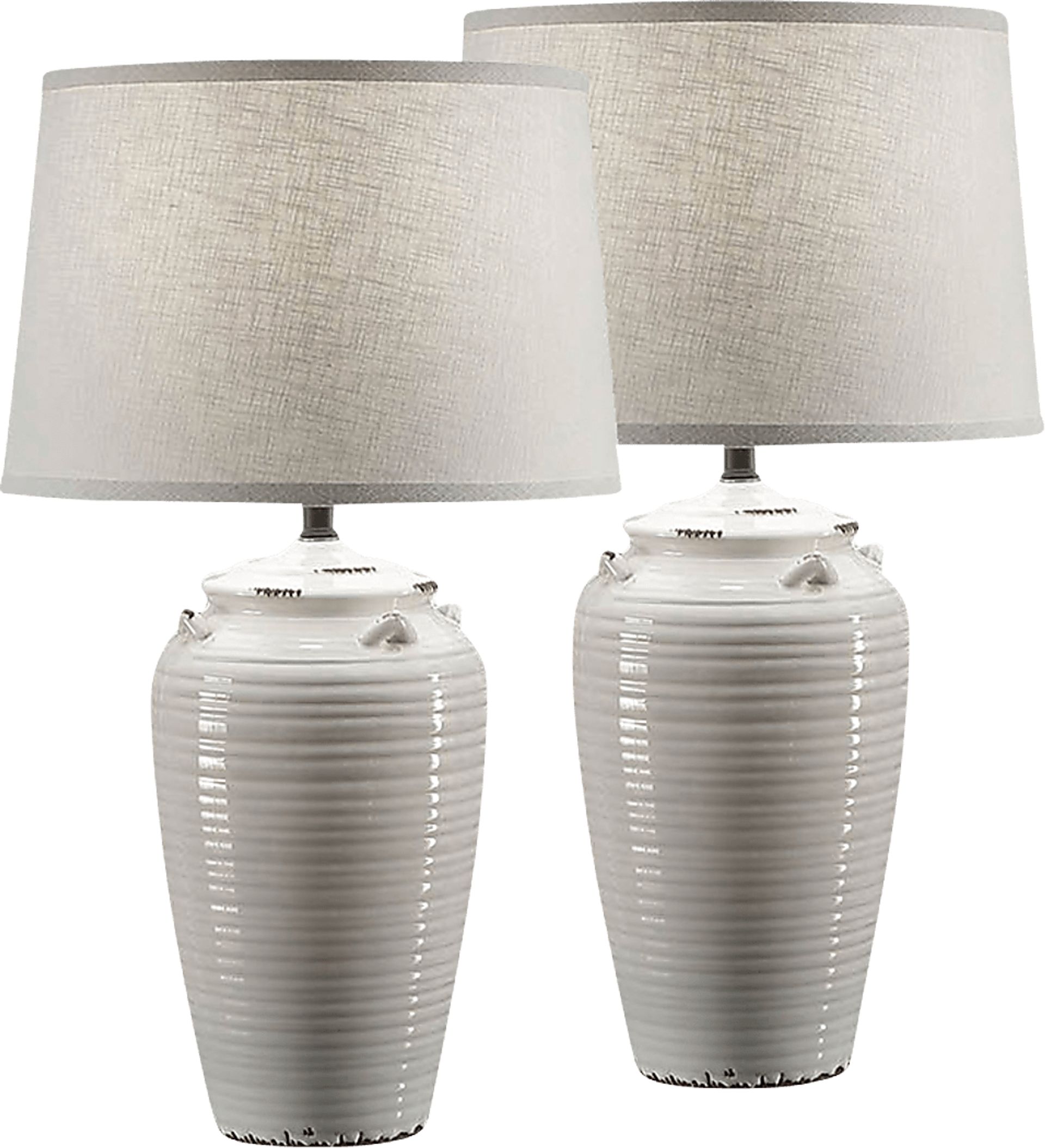 Cotner Way White Lamp, Set of 2 - Image 1