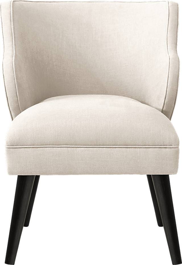 Cottage Charm Ivory Accent Chair - Thumbnail - Image 2