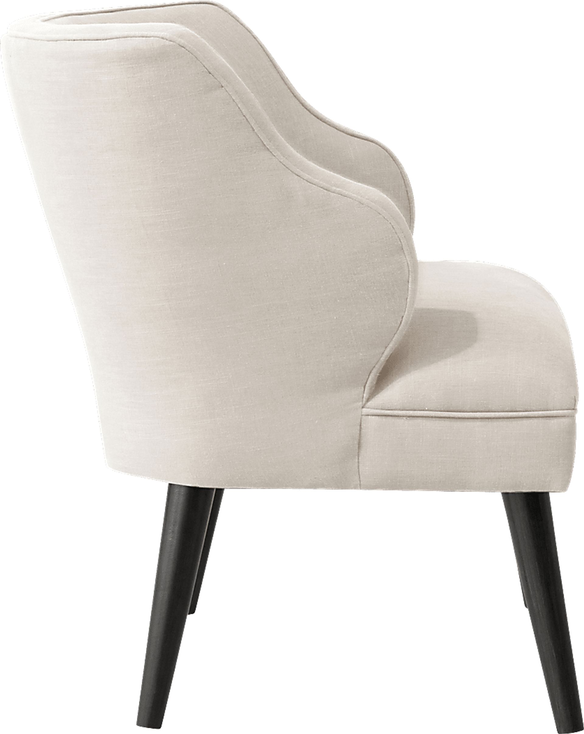 Cottage Charm Ivory Accent Chair - Image 3