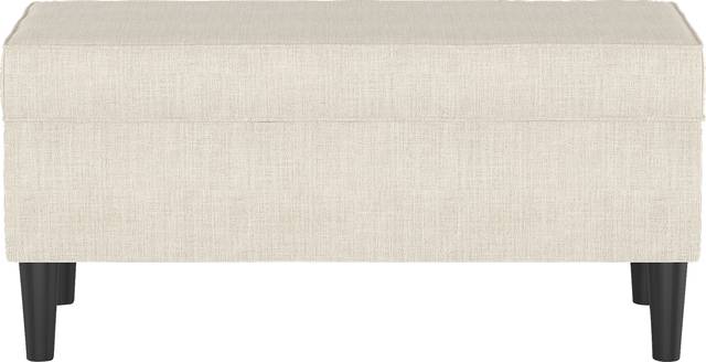Cottage Charm Ivory Storage Bench - Thumbnail - Image 2