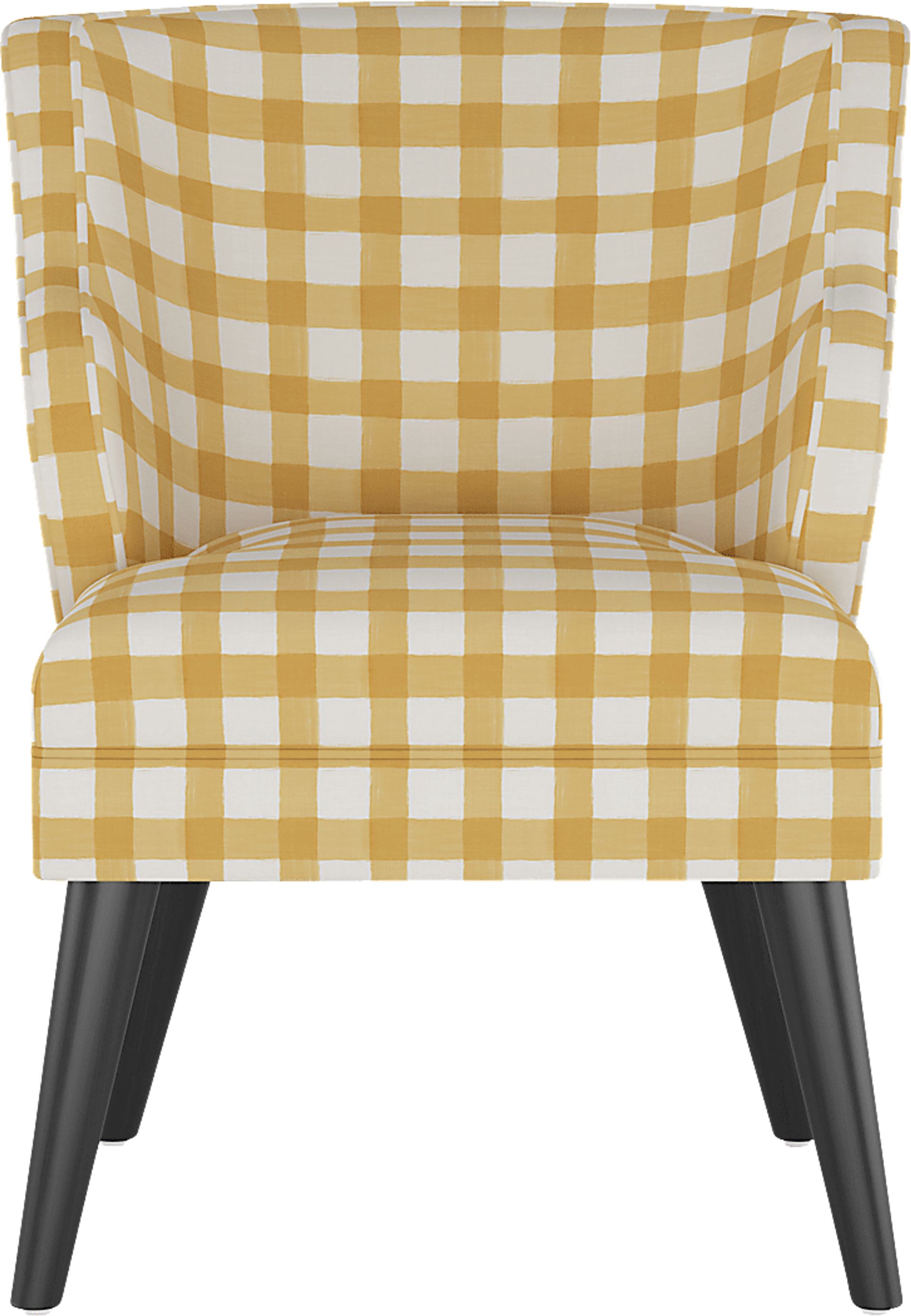 Cottage Charm Yellow Accent Chair - Image 2