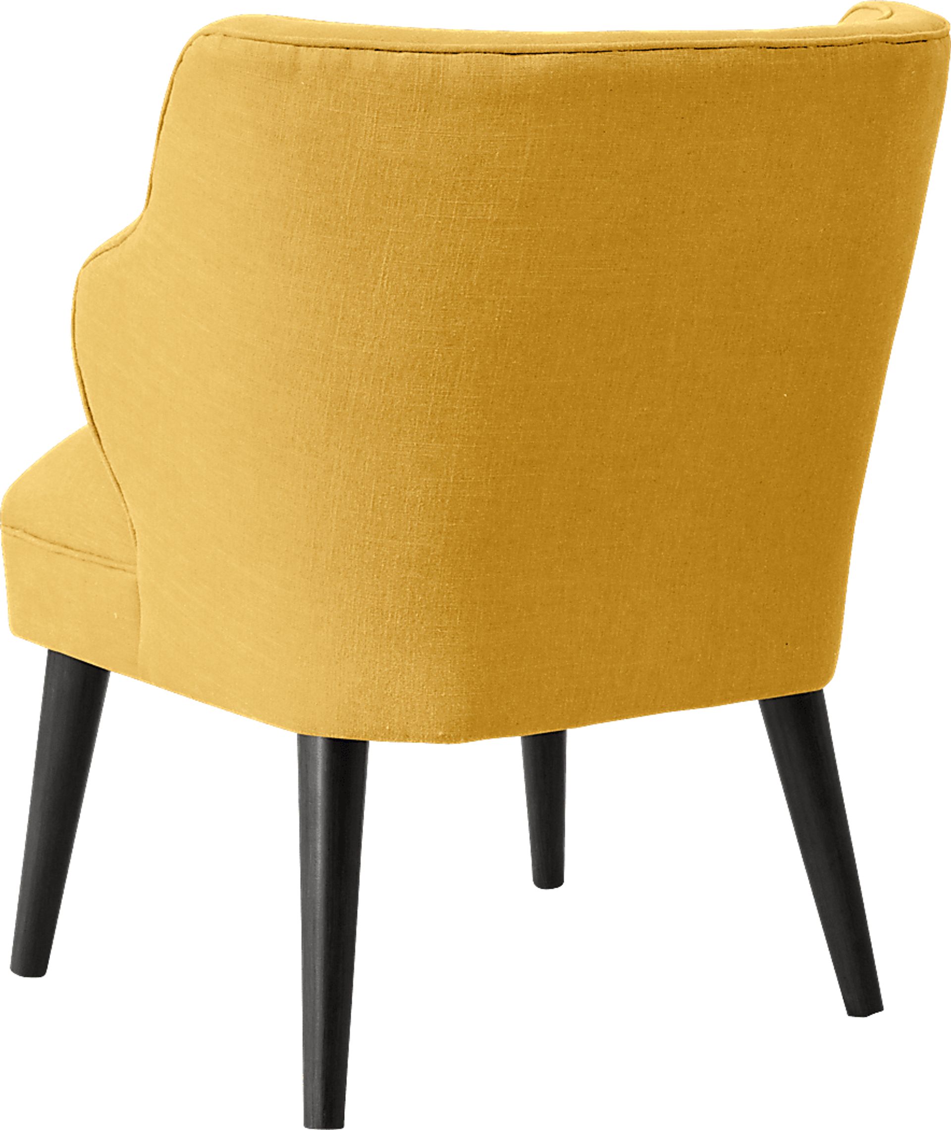 Cottage Charm Yellow Accent Chair - Image 4
