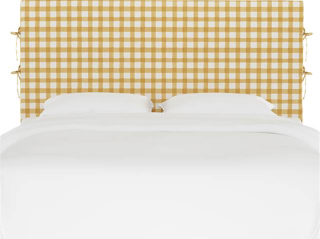 Kids Cottage Charm Yellow Full Upholstered Headboard - Thumbnail - Image 2