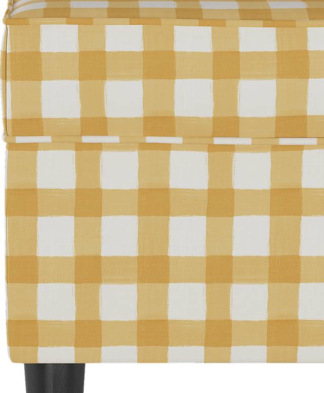 Cottage Charm Yellow Storage Bench - Thumbnail - Image 4