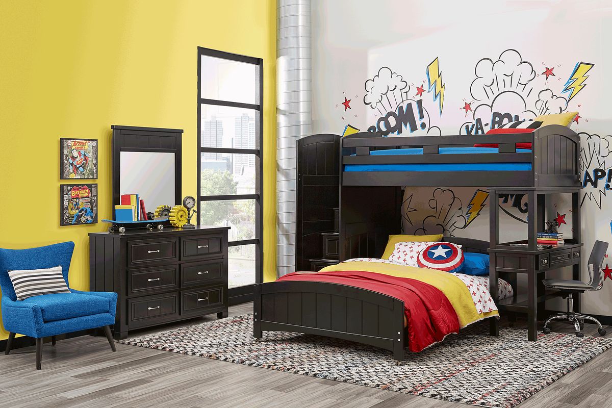 Rooms to go bunk outlet beds with stairs