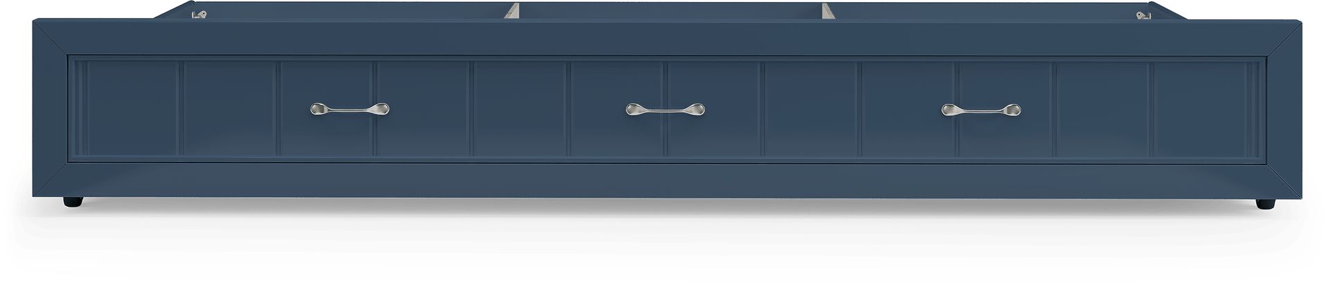 Kids Cottage Colors Navy Twin Storage Trundle - Image 2