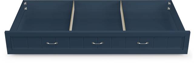 Kids Cottage Colors Navy Twin Storage Trundle - Thumbnail - Image 3