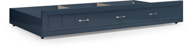 Kids Cottage Colors Navy Twin Storage Trundle - Thumbnail - Image 1
