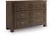 Kids Cottage Colors Chocolate 5 Pc Full Bookcase Bedroom