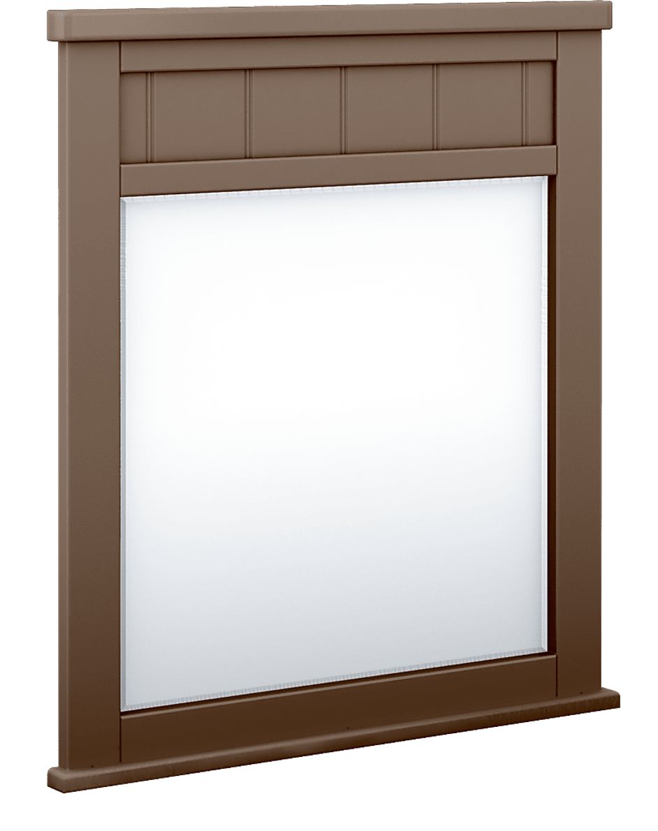Kids Cottage Colors Chocolate 5 Pc Full Bookcase Bedroom