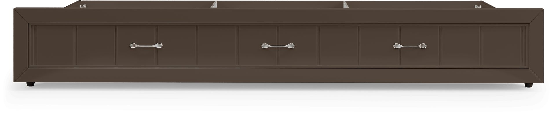 Kids Cottage Colors Chocolate Twin Storage Trundle - Image 2