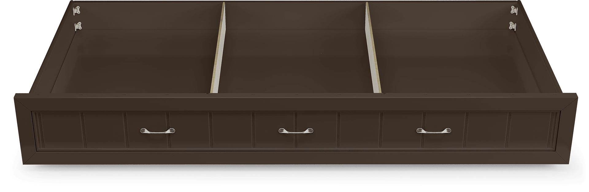 Kids Cottage Colors Chocolate Twin Storage Trundle - Image 3