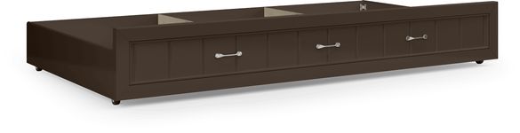 Kids Cottage Colors Chocolate Twin Storage Trundle