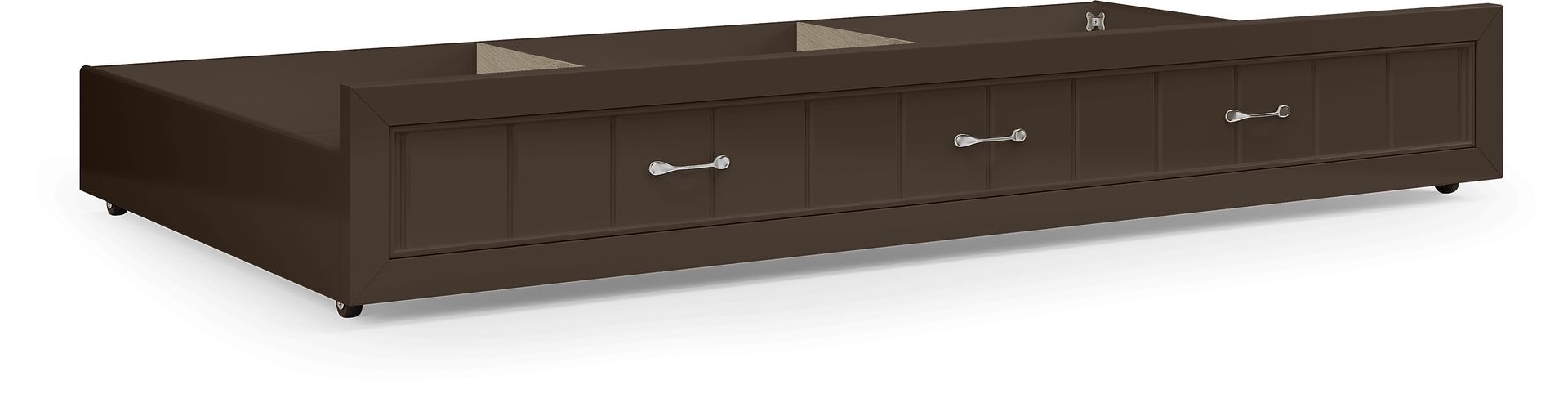 Kids Cottage Colors Chocolate Twin Storage Trundle - Image 1