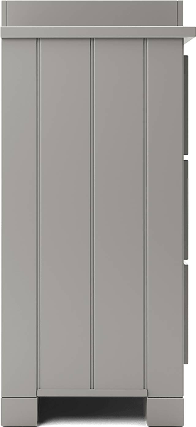 Cottage Colors Whisper Gray 5 Pc Nursery with Toddler Rail - Thumbnail - Image 13