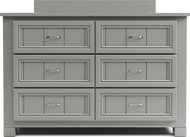 Cottage Colors Whisper Gray 5 Pc Nursery with Toddler Rail - Thumbnail - Image 11
