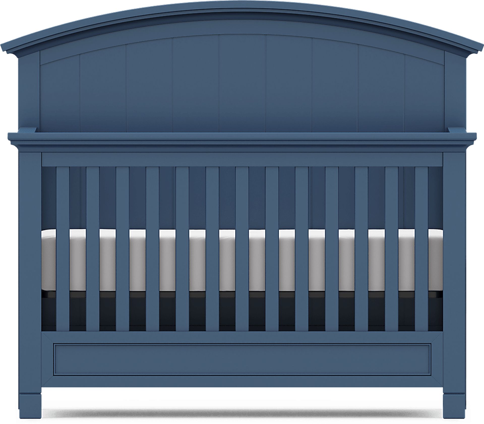 Cottage Colors 3 Pc Navy Bedroom Set With Crib Toddler Rail Bookcase With Changing Tray Rooms to Go