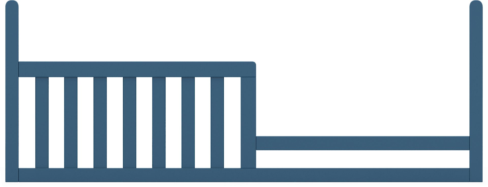 Kids Cottage Colors Navy Nursery with Toddler Rail - Image 11