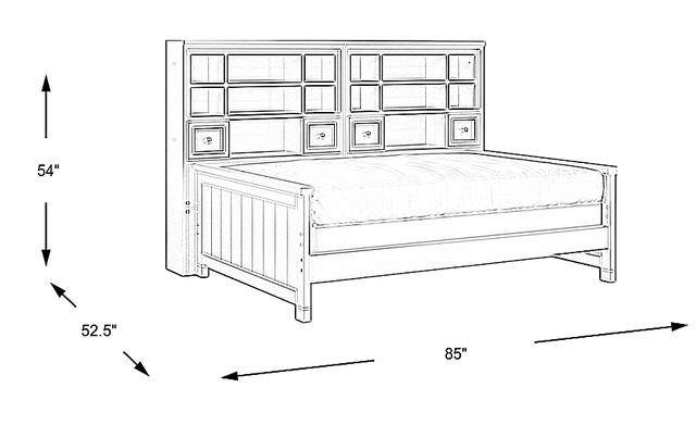 Dimension Image. Please refer to the Dimension Tab on this page for dimension details.