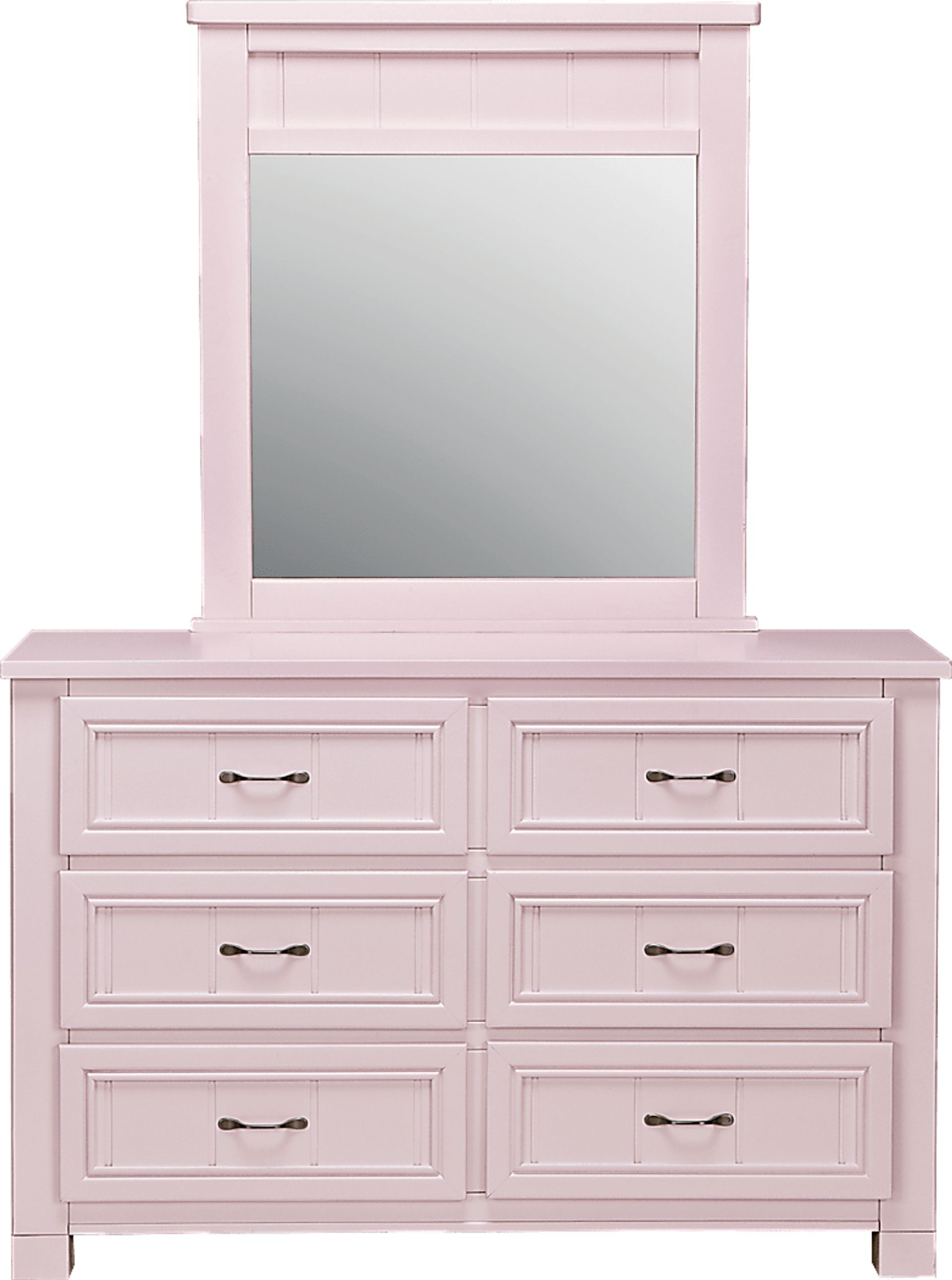 Cottage Colors Pink Dresser & Mirror Set - Image 1