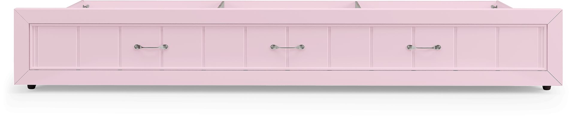 Kids Cottage Colors Pink Twin Storage Trundle - Image 2