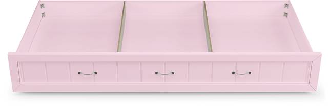 Kids Cottage Colors Pink Twin Storage Trundle - Thumbnail - Image 3