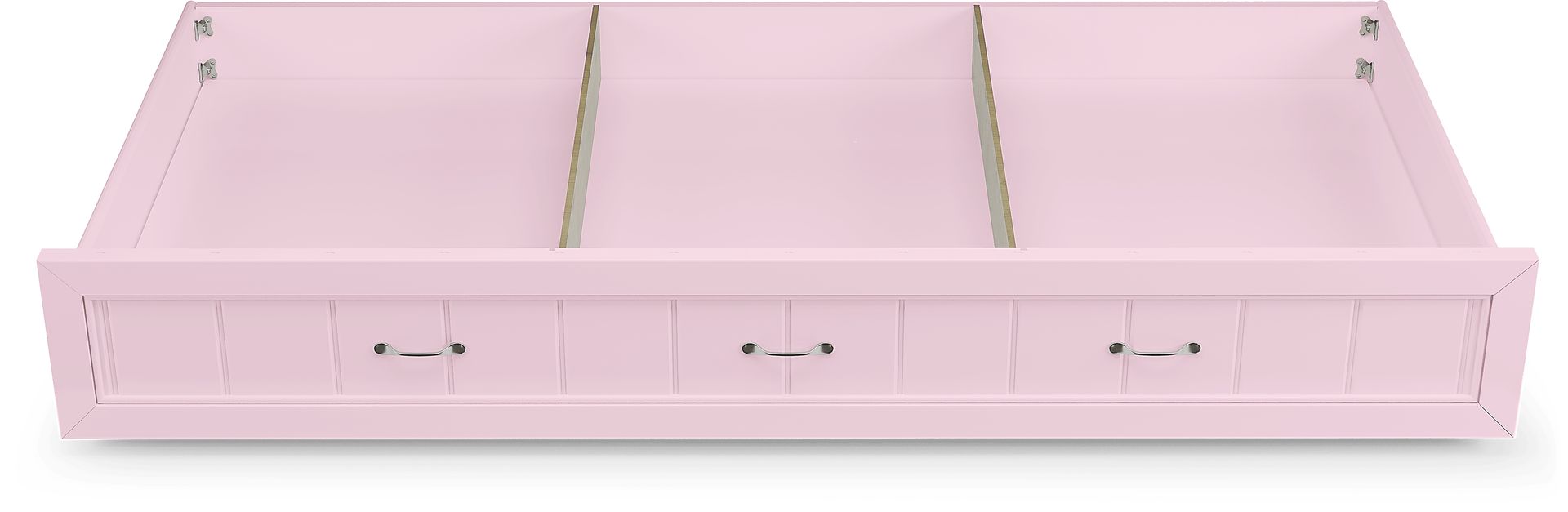 Kids Cottage Colors Pink Twin Storage Trundle - Image 3