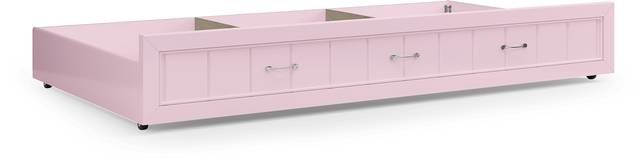 Kids Cottage Colors Pink Twin Storage Trundle - Thumbnail - Image 1